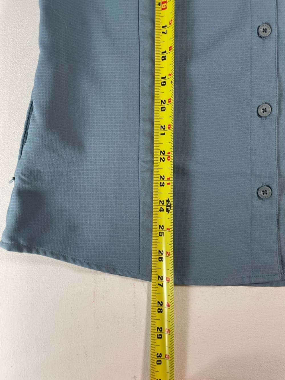 Eddie Bauer Blue Long-Sleeve Button-Up Hiking Outdoor Women’s Shirt - Medium - Picture 7 of 15